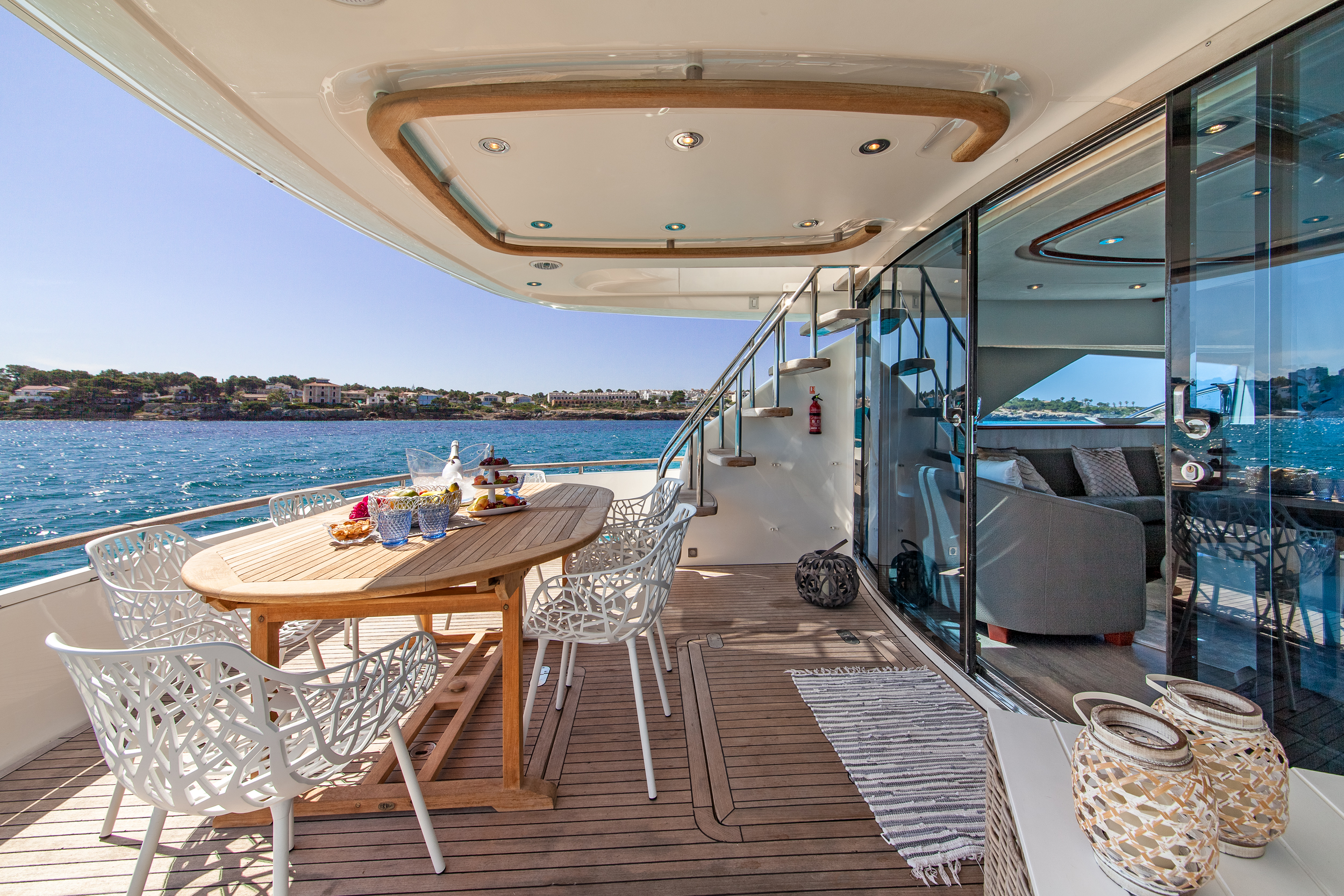 Aft Deck Image Gallery DIANE Main Aft Deck Motor yacht ORAMA Aft Deck Luxury Yacht